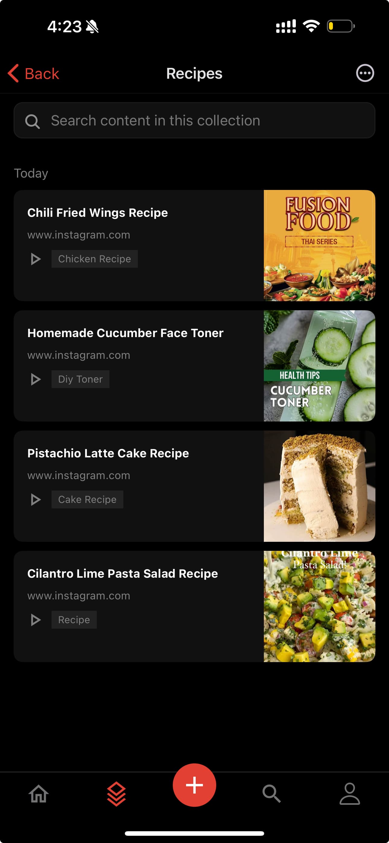 Recipes Collection